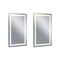 Cwi Lighting Abril Rectangle Matte White LED 30 in. Mirror 1232W30-49-A - alternate 1